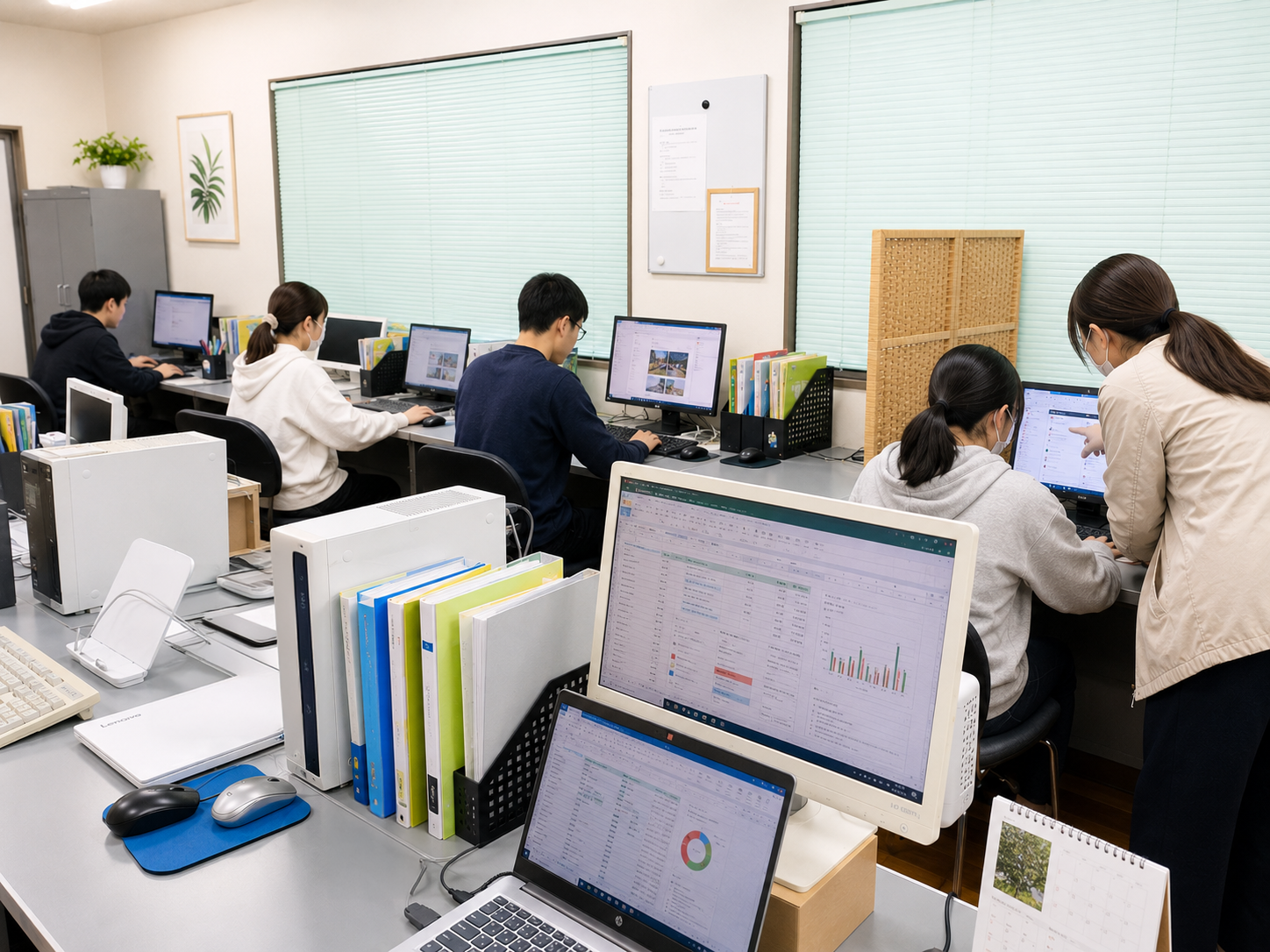 CADセンターの施設と利用者