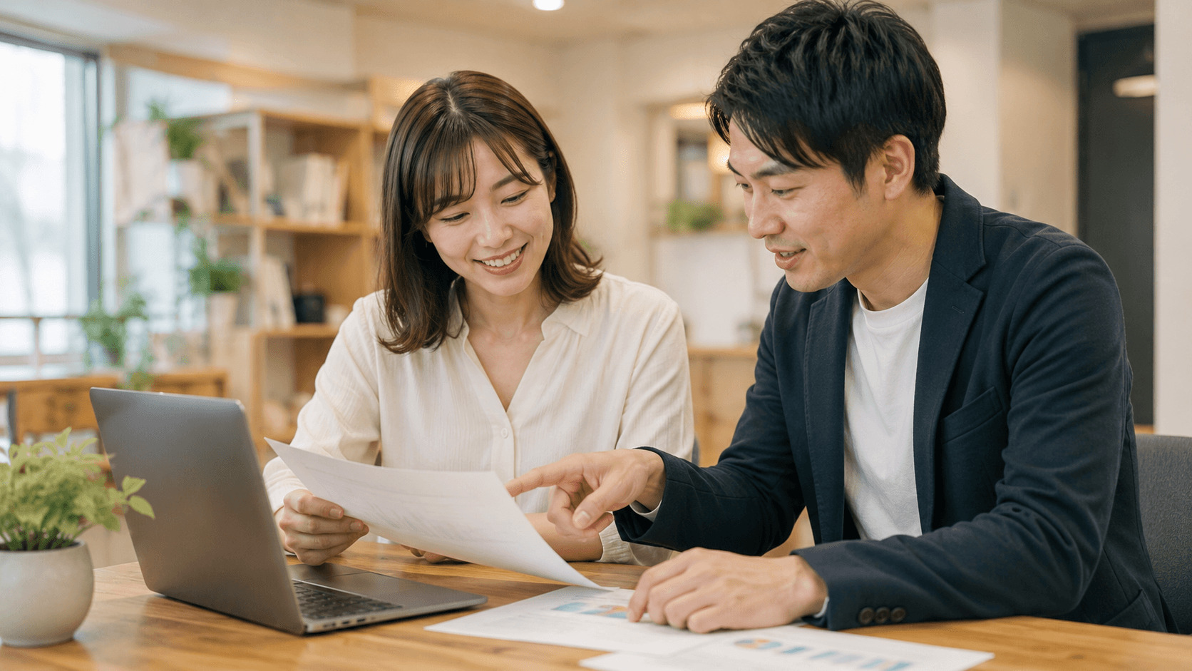 相性を見て調整——打ち合わせの様子