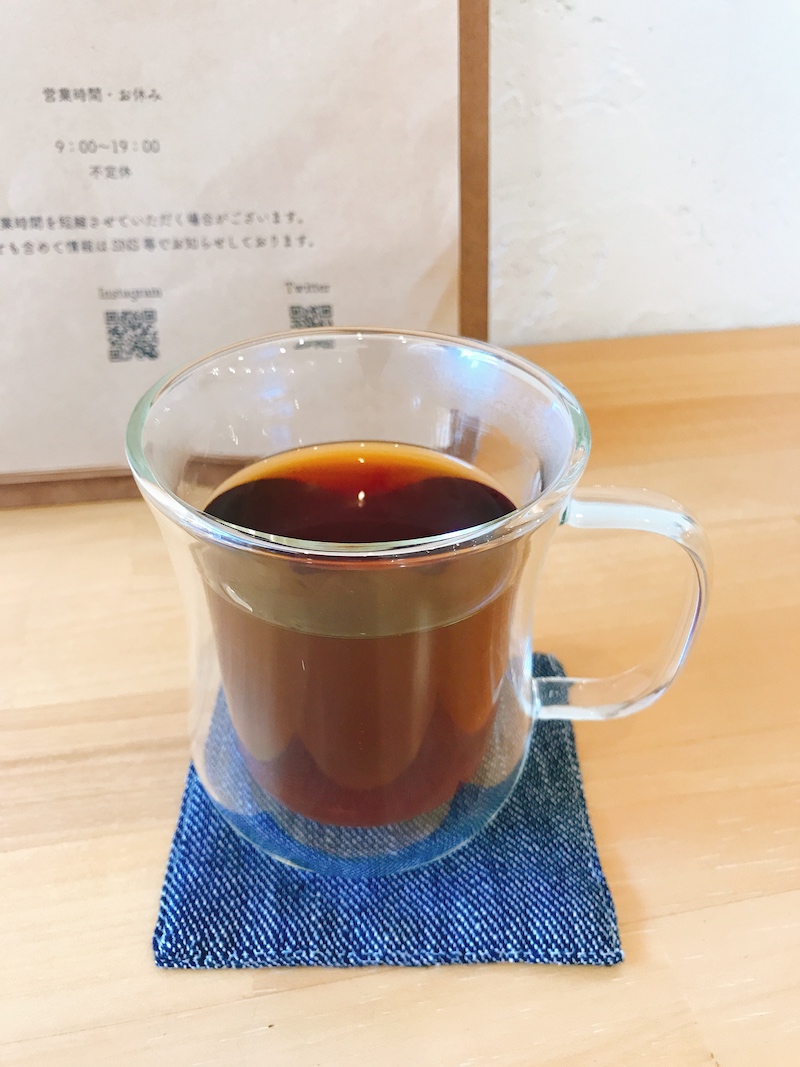 エチオピアの豆を使ったコーヒー