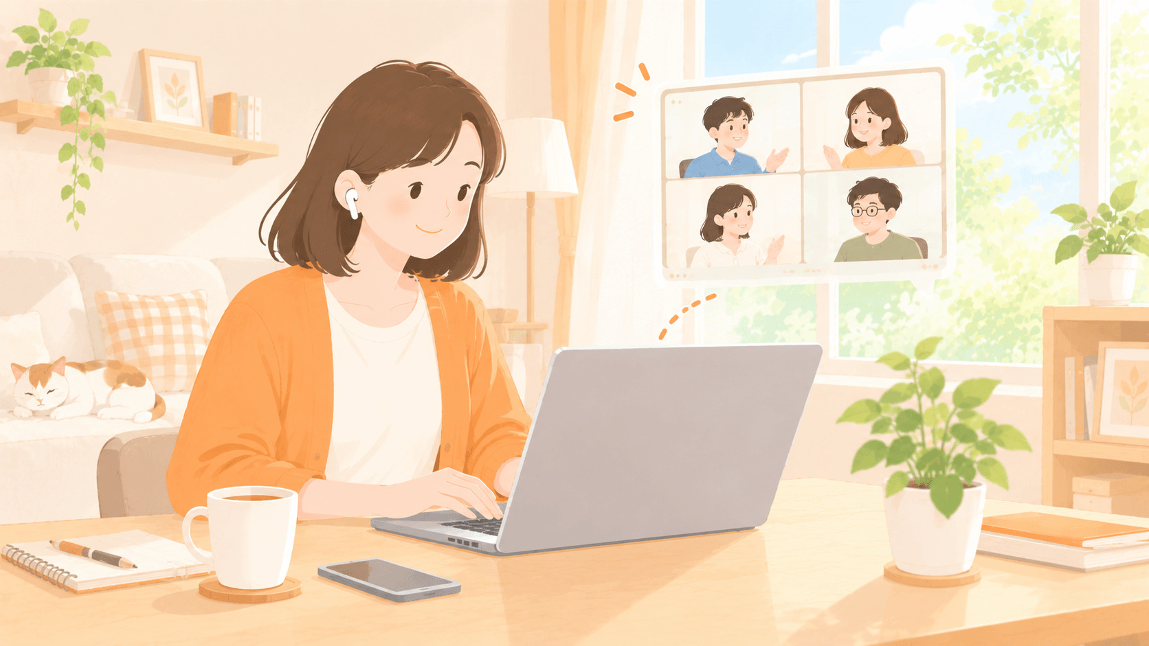 自宅から始められる在宅利用のイメージ