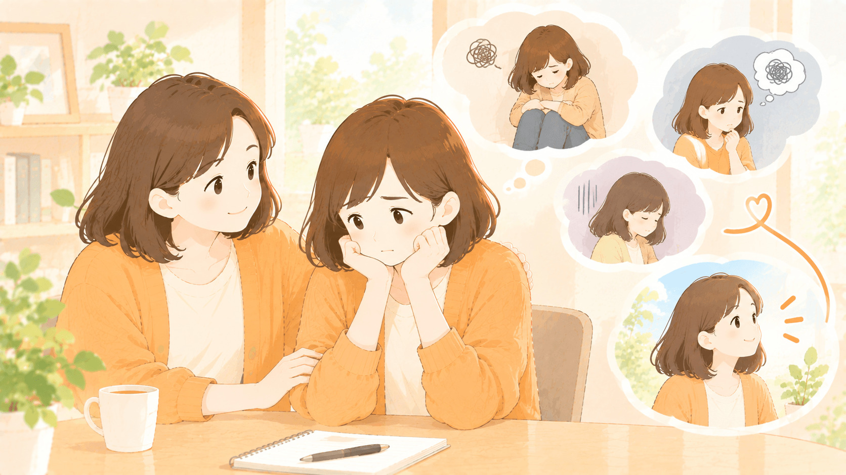 本人の気持ちに寄り添うイメージ